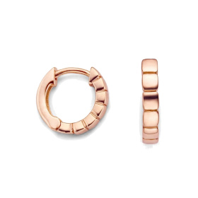 Boucles d'oreilles One More Créoles Ischia Basics Or Rose