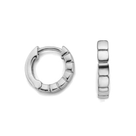 Boucles d'oreilles One More Créoles Ischia Basics Or Blanc