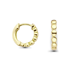 Boucles d'oreilles One More Créoles Ischia Basics Or Jaune