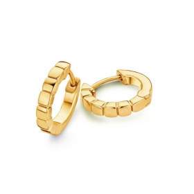 Boucles d'oreilles One More Créoles Ischia Basics Or Jaune