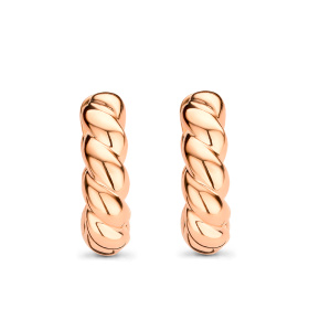 Boucles d'oreilles One More Créoles Ischia Basics Or Rose