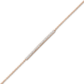 Bracelet One More  Ischia Basics Diamants Or Rose