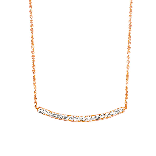 Collier One More  Ischia Basics Diamants Or Rose