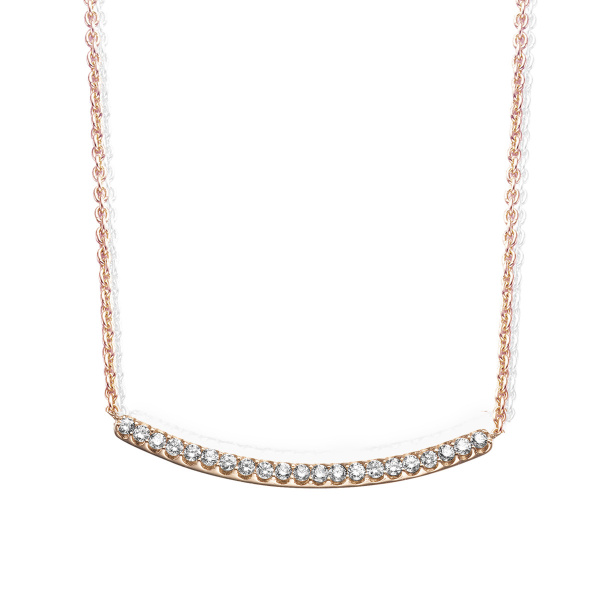 Collier One More  Ischia Basics Diamants Or Rose