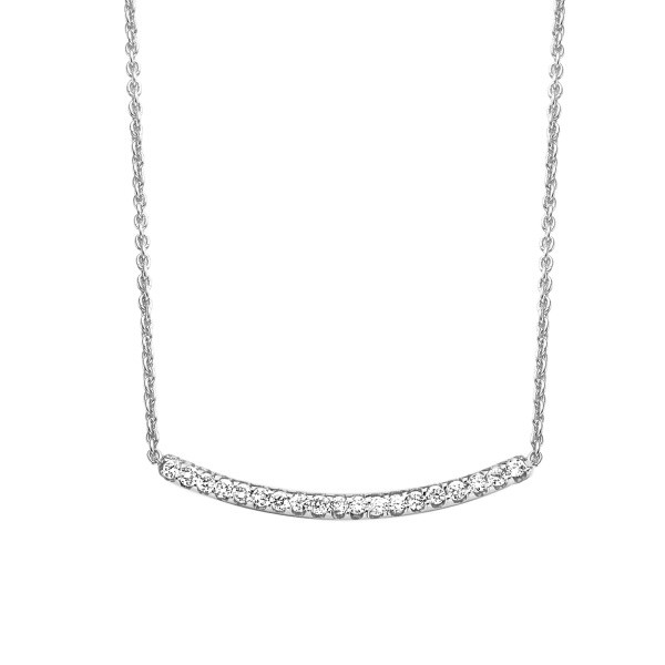 Collier One More  Ischia Basics Diamants Or Blanc