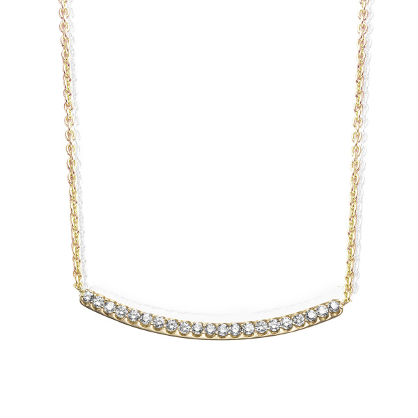 Collier One More  Ischia Basics Diamants Or Jaune