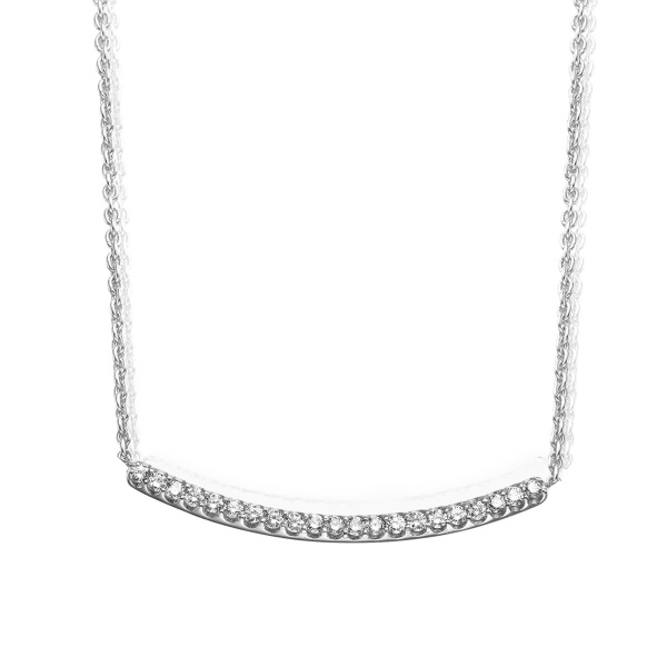 Collier One More  Ischia Basics Diamants Or Blanc