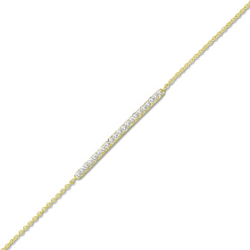 Bracelet One More  Ischia Basics Diamants Or Jaune