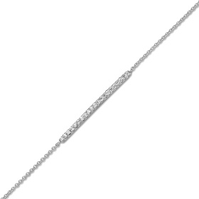 Bracelet One More  Ischia Basics Diamants Or Blanc