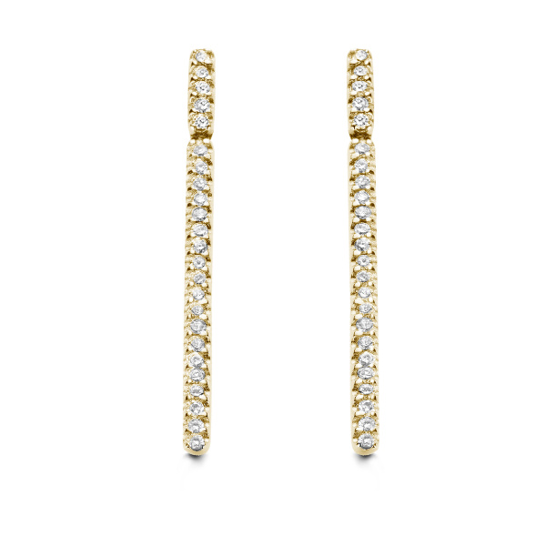 Boucles d'oreilles One More  Ischia Basics Diamants Or Jaune