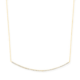Collier One More  Ischia Basics Diamants Or Jaune