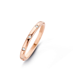 Bague One More  Ischia Basics Diamants Or Rose