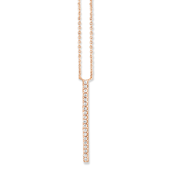 Collier One More  Ischia Basics Diamants Or Rose