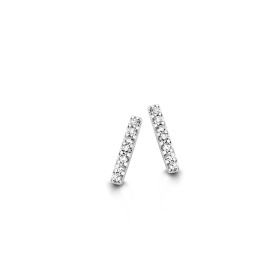 Boucles d'oreilles One More  Ischia Basics Diamants Or Blanc
