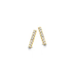 Boucles d'oreilles One More  Ischia Basics Diamants Or Jaune