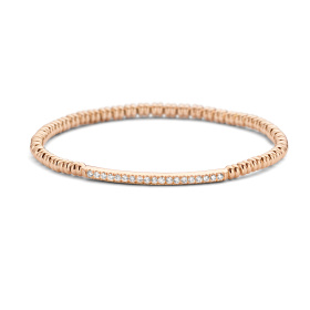 Bracelet One More  Ischia Basics (17.5 cm) Diamants Or Rose
