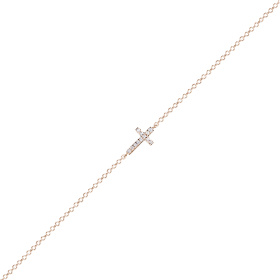 Bracelet One More  Ischia Basics Diamants Or Rose