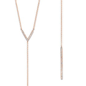 Collier One More  Ischia Basics Diamants Or Rose