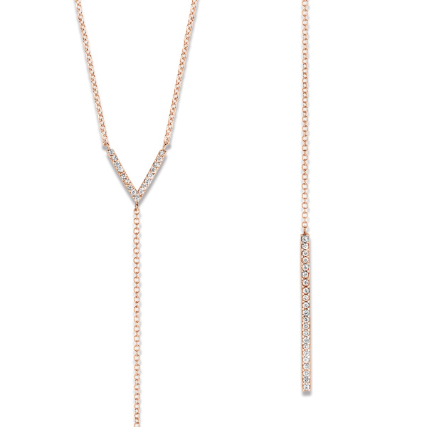 Collier One More  Ischia Basics Diamants Or Rose