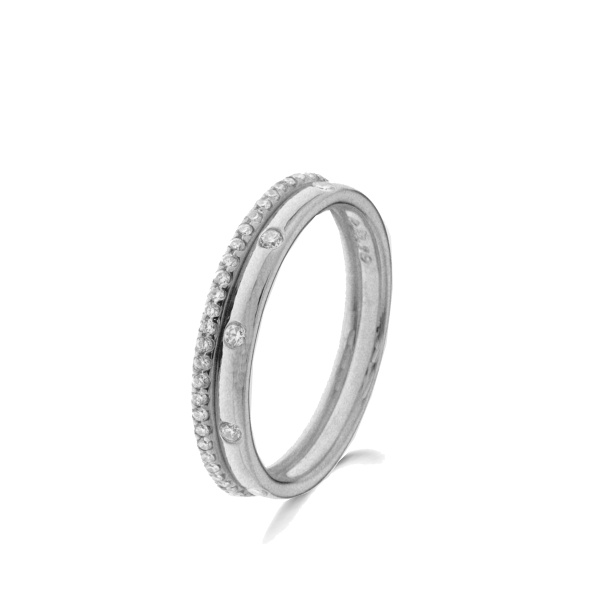 Bague One More  Ischia Basics Diamants Or Blanc