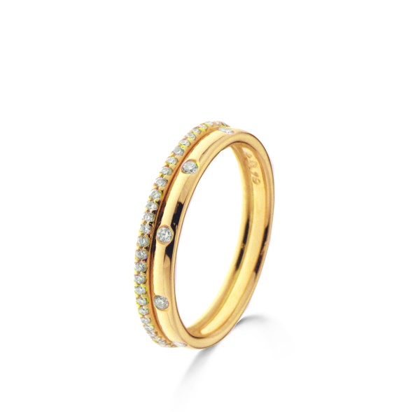 Bague One More  Ischia Basics Diamants Or Jaune