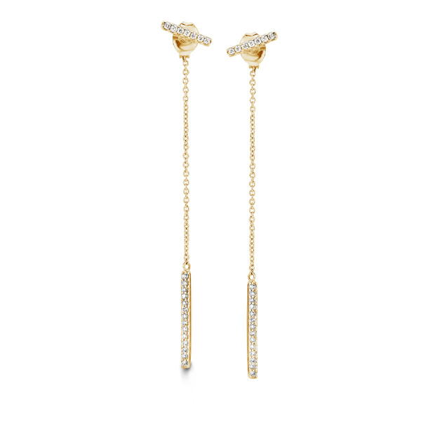 Boucles d'oreilles One More  Ischia Basics Diamants Or Jaune