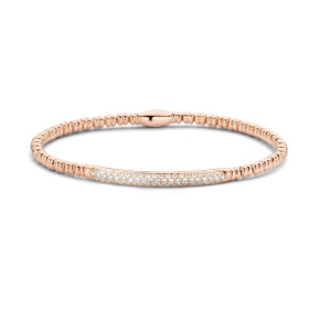Bracelet One More  Ischia Basics (17.5 cm) Diamants Or Rose
