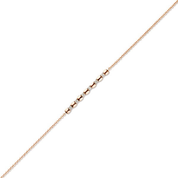 Bracelet One More  Ischia Basics Diamants orrose et blanc