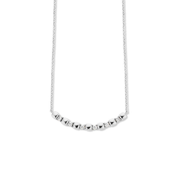 Collier One More  Ischia Basics Diamants Or Blanc