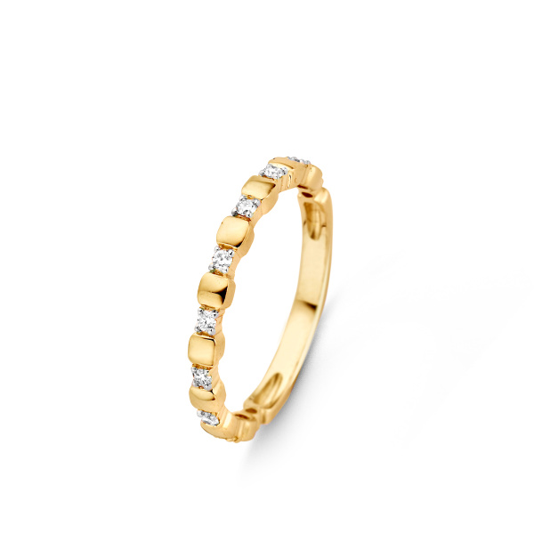 Bague One More  Ischia Basics Diamants Or Jaune et blanc