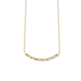 Collier One More  Ischia Basics Diamants Or Jaune et Or Blanc