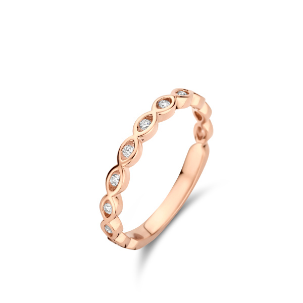 Bague One More  Ischia Basics Diamants Or Rose