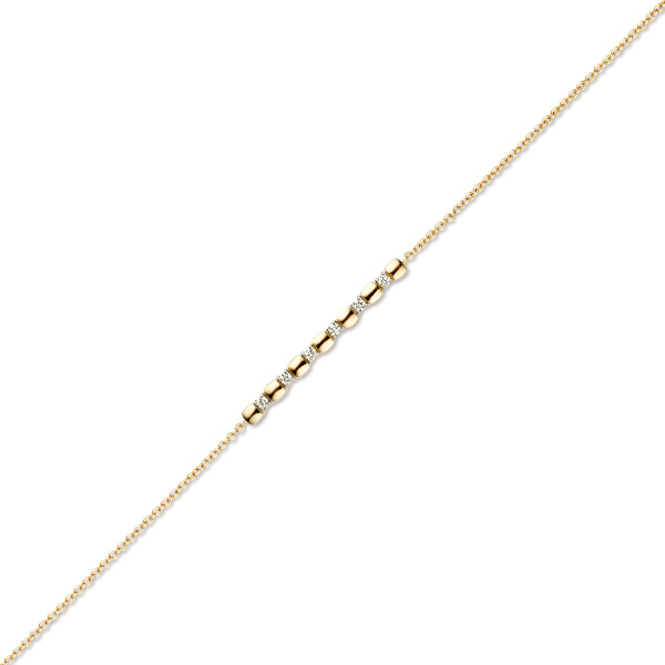 Bracelet One More  Ischia Basics Diamants Or Jaune et blanc