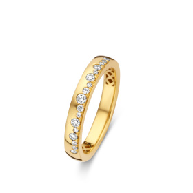 Bague One More  Ischia Basics Diamants Or Jaune