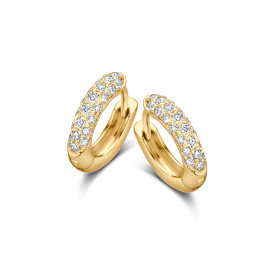 Boucles d'oreilles One More  Ischia Basics Diamants Or Jaune