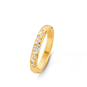 Bague One More  Ischia Basics Diamants Or Jaune