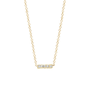 Collier One More  Ischia Basics Diamants Or Jaune