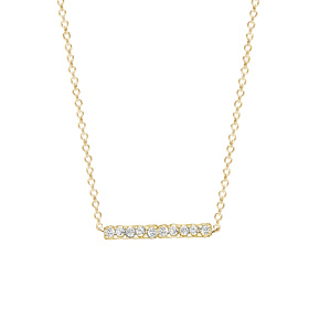 Collier One More  Ischia Basics Diamants Or Jaune