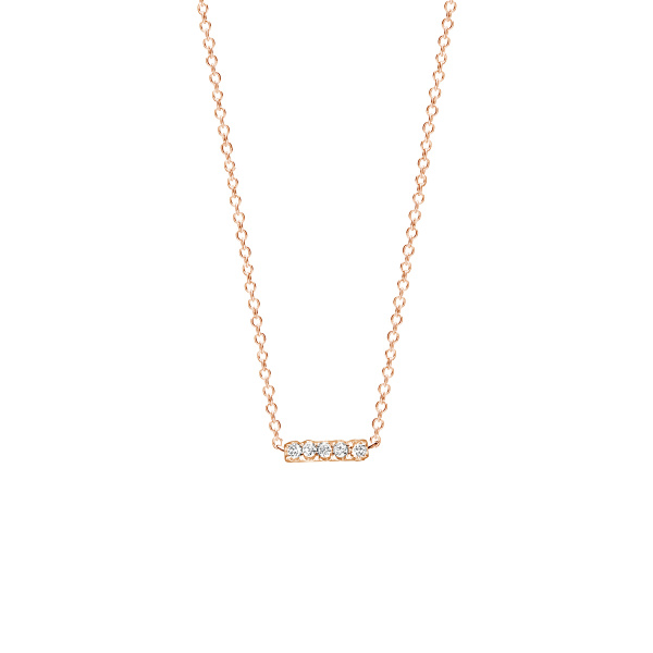 Collier One More  Ischia Basics Diamants Or Rose