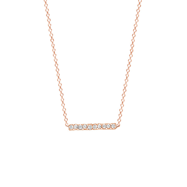 Collier One More  Ischia Basics Diamants Or Rose