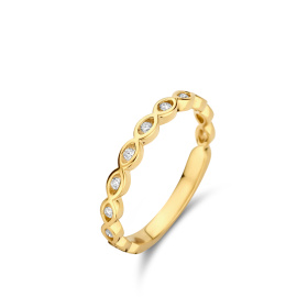 Bague One More  Ischia Basics Diamants Or Jaune