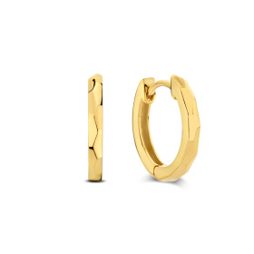 Boucles d'oreilles One More Créoles Ischia Basics Or Jaune