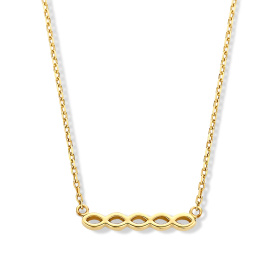 Collier One More  Ischia Basics Or Jaune