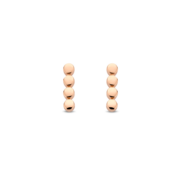 Boucles d'oreilles One More  Ischia Basics Or Rose
