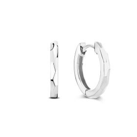 Boucles d'oreilles One More Créoles Ischia Basics Or Blanc