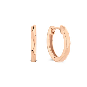 Boucles d'oreilles One More Créoles Ischia Basics Or Rose