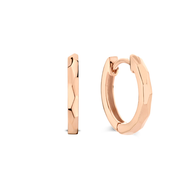 Boucles d'oreilles One More Créoles Ischia Basics Or Rose