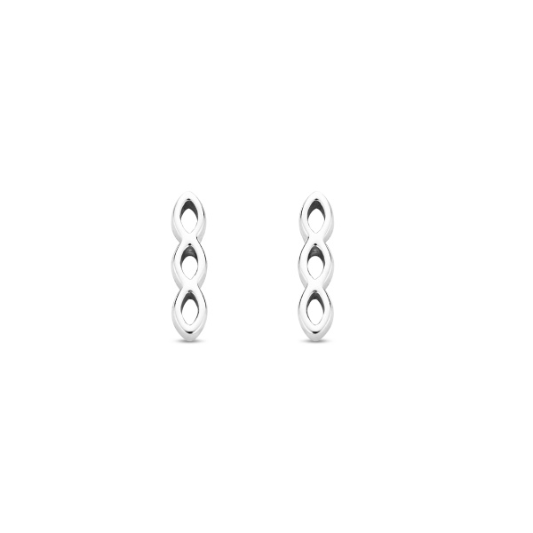 Boucles d'oreilles One More  Ischia Basics Or Blanc