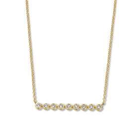 Collier One More  Ischia Basics Diamants Or Jaune