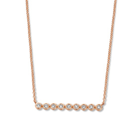 Collier One More  Ischia Basics Diamants Or Rose